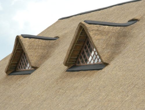 Custom-Made Windows Installed Into Thatched Roof