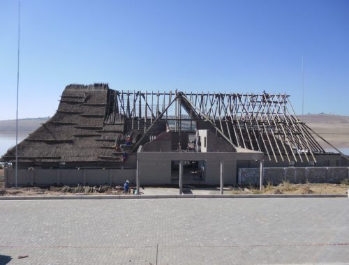 Thatching Large Roof in Mthatha, Eastern Cape