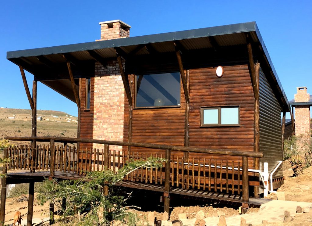 One bedroom timber cabin, with access ramp by Bosazza Roofing & Timber Homes