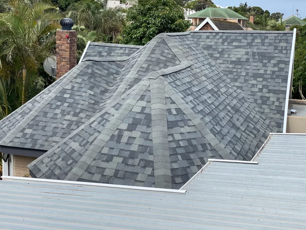 Thatch roof converted to shingles in East London, Eastern Cape