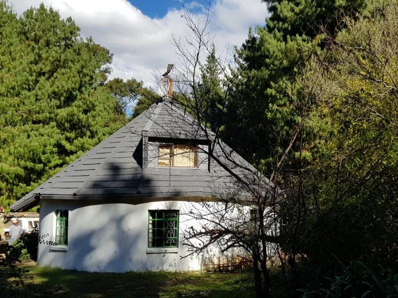 Thatch Rondavel converted to Metrotiles, Hogsback, Eastern Cape